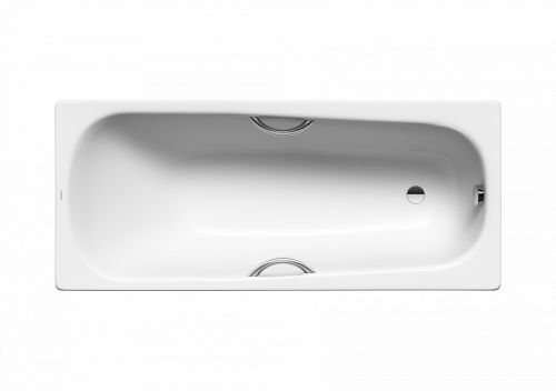 Стальная ванна Kaldewei SANIFORM PLUS STAR Mod. 333, 1600*750*410, alpine white, без ножек, с отверстиями для ручек в Славянске-на-Кубани