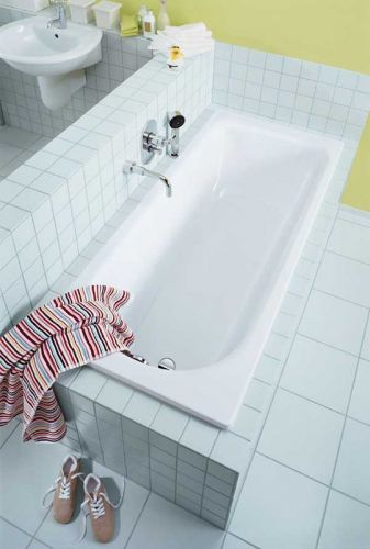 Стальная ванна Kaldewei SANIFORM PLUS Mod.371-1, размер 1700*730*410, Easy clean, alpine white, без ножек в Славянске-на-Кубани