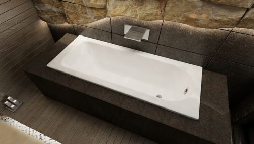 Стальная ванна Kaldwei SANIFORM PLUS Mod.373-1, размер 1700*750*410, Easy clean, alpine white, без ножек Kaldewei в Славянске-на-Кубани